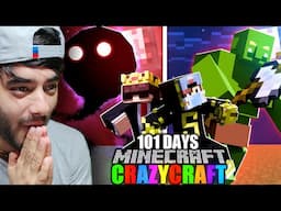 We Survived 101 Days in CRAZY CRAFT World - part 1