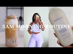 5AM Morning Routine | Getting Back into a Routine, Healthy Habits, Self-care, 75 Hard & More!