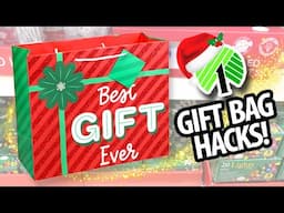 🎄25 BRILLIANT Dollar Tree Gift Bag DIYs & HACKS for Christmas 2024