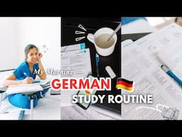 My ✨Productive✨ Morning Routine for German Language Learning 📖🇩🇪