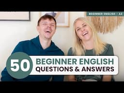 22 MINUTES Beginner English Questions and Answers