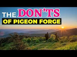 Pigeon Forge Don't DO'S - Your GUIDE To The PERFECT Vacation!