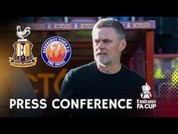 PRESS CONFERENCE: Alexander looking forward to FA Cup opener