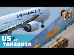 Air France flight to Zanzibar & The Mora Hotel Review 2024 | Anton and Alexis Travel Vlog