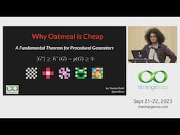 "Oatmeal is Cheap: A Fundamental Theorem for Procedural Generators" by Younès Rabii