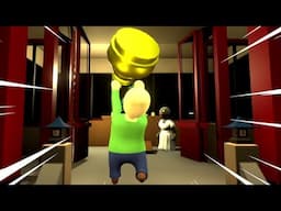 BALDI AND GRANNY FOUND A BIG GOLDEN POT in HUMAN FALL FLAT