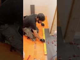 Large Tile Floor Tip - #shorts #homerepairtutor