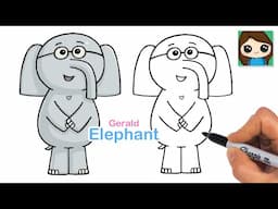 How to Draw Elephant Gerald | Elephant & Piggie