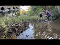 CLEANING UP A FEW CULVERTS/BEAVER BLOCKAGES/UPDATE ON DRY CREEKS 10/2024