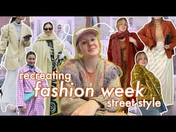 SHOPPING MY CLOSET | recreating Fashion Week street style with my thrifted wardrobe | WELL-LOVED