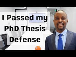 I Passed my PhD THESIS Defense | How Studying in Canada Changed My Life