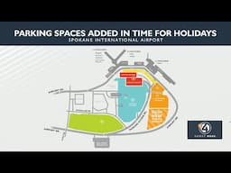 Parking spaces added at Spokane International Airport just in time for the holidays