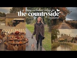 a cosy october vlog: autumn in the english countryside 🍂🕯️