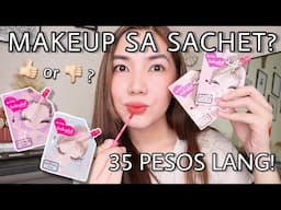 MAKEUP SA SACHET? TRY NATIN ANG BABYDOLL KOREA MAKEUP! | Yvette Ramirez