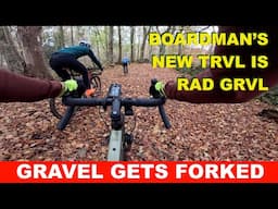 Boardman TRVL 9 2 Gravel Adventure bike tested. Wireless and suspension forked for just over 2k!