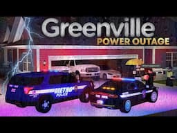 Power OUTAGE during THUNDER STORM! (+COPS CALLED for trespasser) - Roblox Greenville Roleplay Series