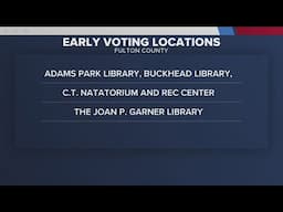 Early voting starts in Fulton County for runoff election; polling locations