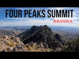 Four Peaks - Summiting Brown's Peak via Scree Chute - Iconic Arizona Mountain - Best Hikes in AZ!