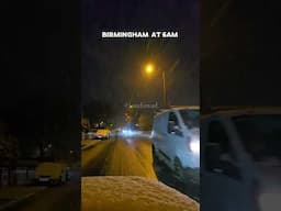 UK:  Snowing in Birmingham earlier than expected