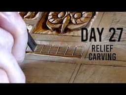 How to Carve Diamond Moulding - Day 27