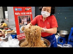 백종원이 인정한 잡채김밥 부터 보기만해도 군침도는 광장시장 길거리음식 Best 5 - Korean Gwangjang Market, korean street food