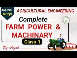 Farm Power & Machinary | Class-1 | Agriculture engineering #farmpower #agricultureengineering #afo