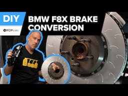 BMW E92 M3 Big Brake Conversion Kit DIY (2008-2012 BMW M3 to F82 M4 Brembo Caliper Conversion)