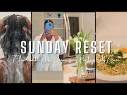 SUNDAY RESET ROUTINE | Self Care Sunday, Reset with Me, Cleaning and Organizing