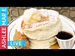 How to make Homemade Fluffy Japanese Soufflé Pancakes - LIVE