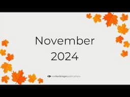 New Harbinger November 2024 Book Roundup