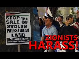 "Free Pagers!" Zionists TAUNT, HARASS Pro-Palestinian Protesters at Palestinian Land Sale