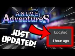 Anime Adventures JUST UPDATED & NEW OWNER!