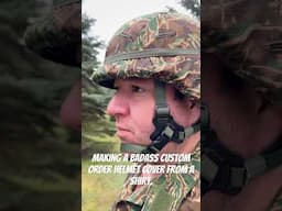 Custom Order Camo Helmet Cover #camo #sewing #airsoft