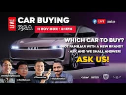 Weekly LIVE Car Buying Q&A | Evomalaysia.com (11/11/2024)