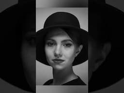 How To Shoot Retro B&W Portraits! #portraitphotography #blackandwhitephoto  #phototutorial