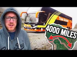 I Took The World's LONGEST Bus Route. It was BRUTAL.