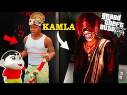 GTA 5: Shinchan & Franklin Escaping Indian Ghost Kamla in Gta5.!( Gta5 mods )