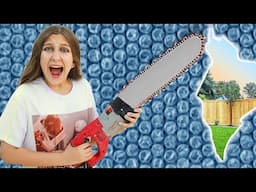 Can I ESCAPE 100 Layers of Bubble Wrap? UNBREAKABLE WALL