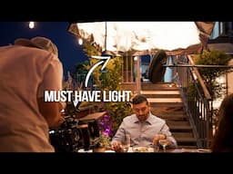 How We Lit this Outdoor Dinner Scene - Soft Top Light