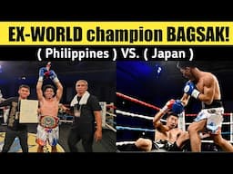 EX-WORLD CHAMPION ng JAPAN Tinibag ng PINOY BOXER! 2ND round KNOCK-OUT