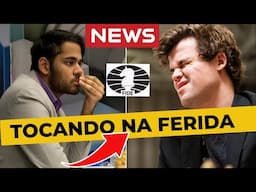 MAGNUS CARLSEN enfrenta ERIGAISI e tenta explorar sua FRAQUEZA