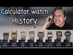 History of the Calculator Watch Part 1 ; Pulsar, HP-01, Seiko, Citizen, Uranus