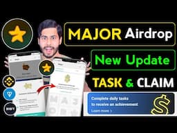 Major Airdrop Achievements Task 🔥 major new update, major airdrop daily task, major puzzle today