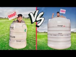 Surviving in different budgets water tank challenge