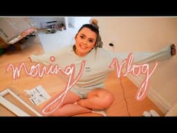 MOVING VLOG |Shop with me for my new apartment! Walmart, IKEA, unboxing, settling in//move in vlog 3