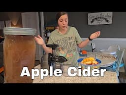 DELICIOUS Homemade Apple Cider | Canning Apple Cider | AMZCHEF Juicer