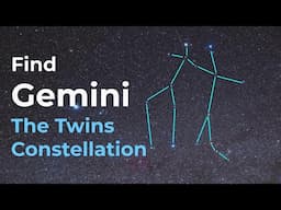 Finding Gemini the Twins Constellation in the Night Sky