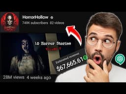 How to create Scary FACELESS Youtube Channel USING AI😍 || make Horror youtube video