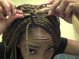 Crochet Senegalese Twists (bobby pin method) - Tutorial