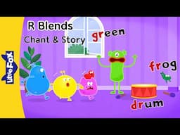 R Blends | gr, fr, dr | Phonics Chant and Story For Kids - Learn To Read | Little Fox